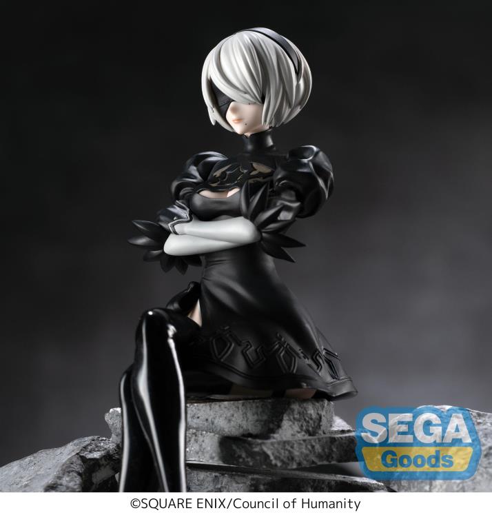 SEGA PREMIUM PERCHING FIGURE NIER: AUTOMATA VER.1. 1A 2B SEGA PREMIUM PERCHING FIGURE NIER: AUTOMATA VER.1. 1A 2B